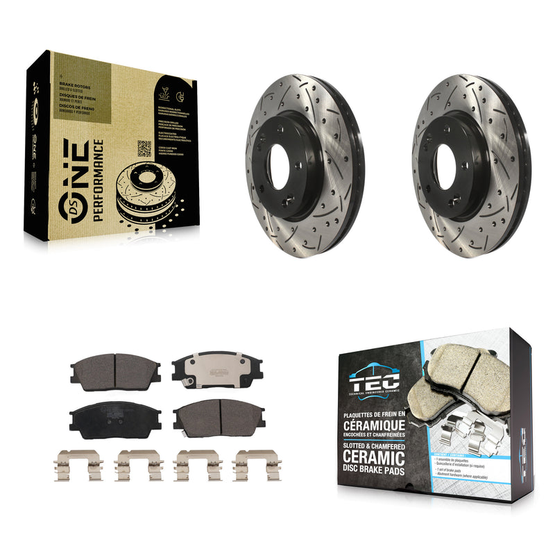 Transit Auto KDT-101114 Disc Brake Kit for 2020-2023 Kia Soul, Hyundai Venue - Front