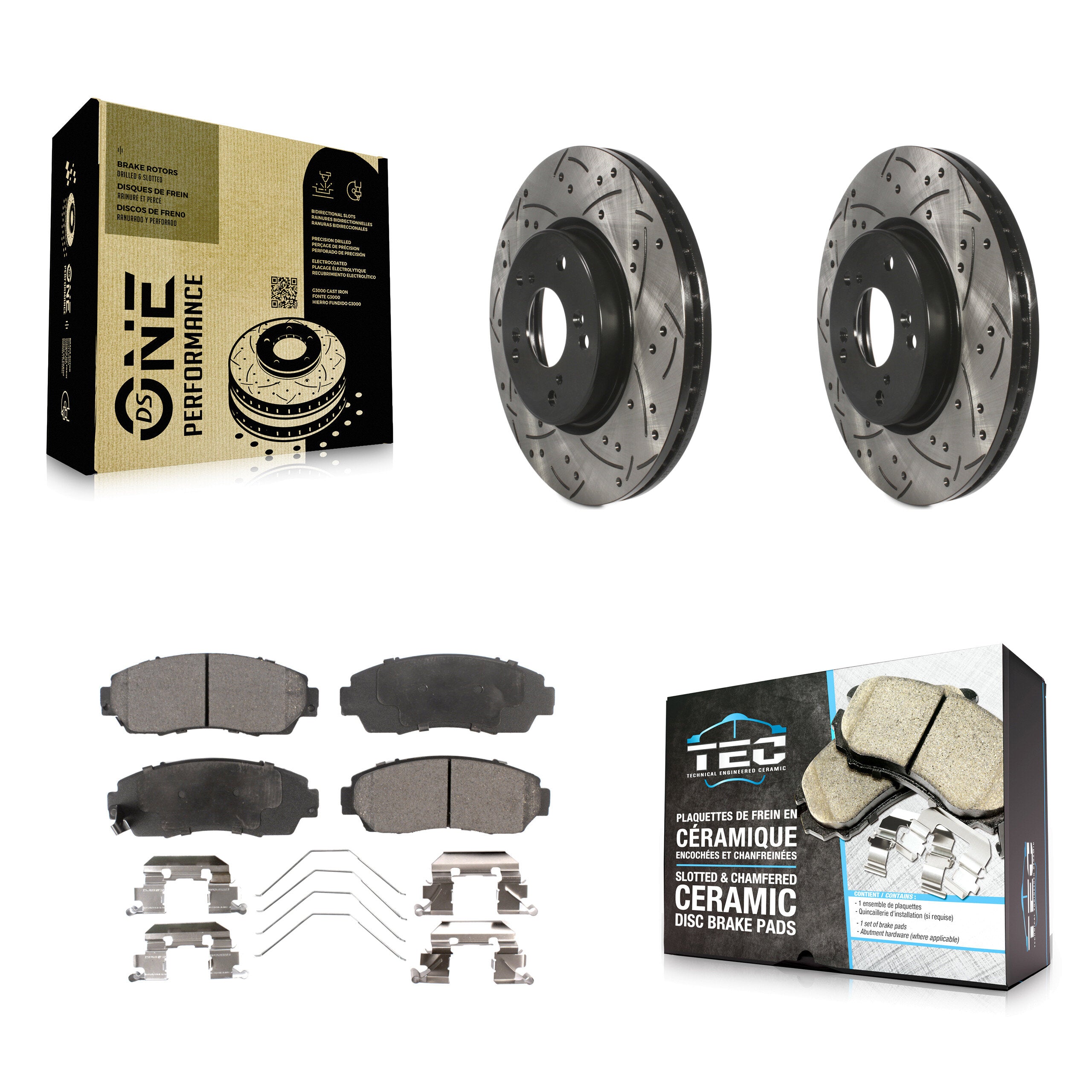 Transit Auto KDT-101116 Disc Brake Kit for 2020 Honda CR-V - Front