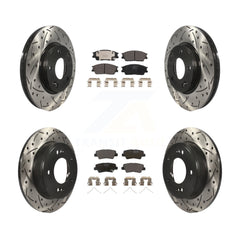 Transit Auto KDT-101124 Disc Brake Kit for 2020-2023 Hyundai Venue, Kia Soul - Front and Rear