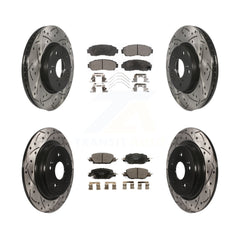 Transit Auto KDT-101125 Disc Brake Kit for 2020 Honda CR-V - Front and Rear