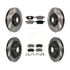 Transit Auto KDT-101130 Disc Brake Kit for 2017 Volvo XC60 - Front and Rear
