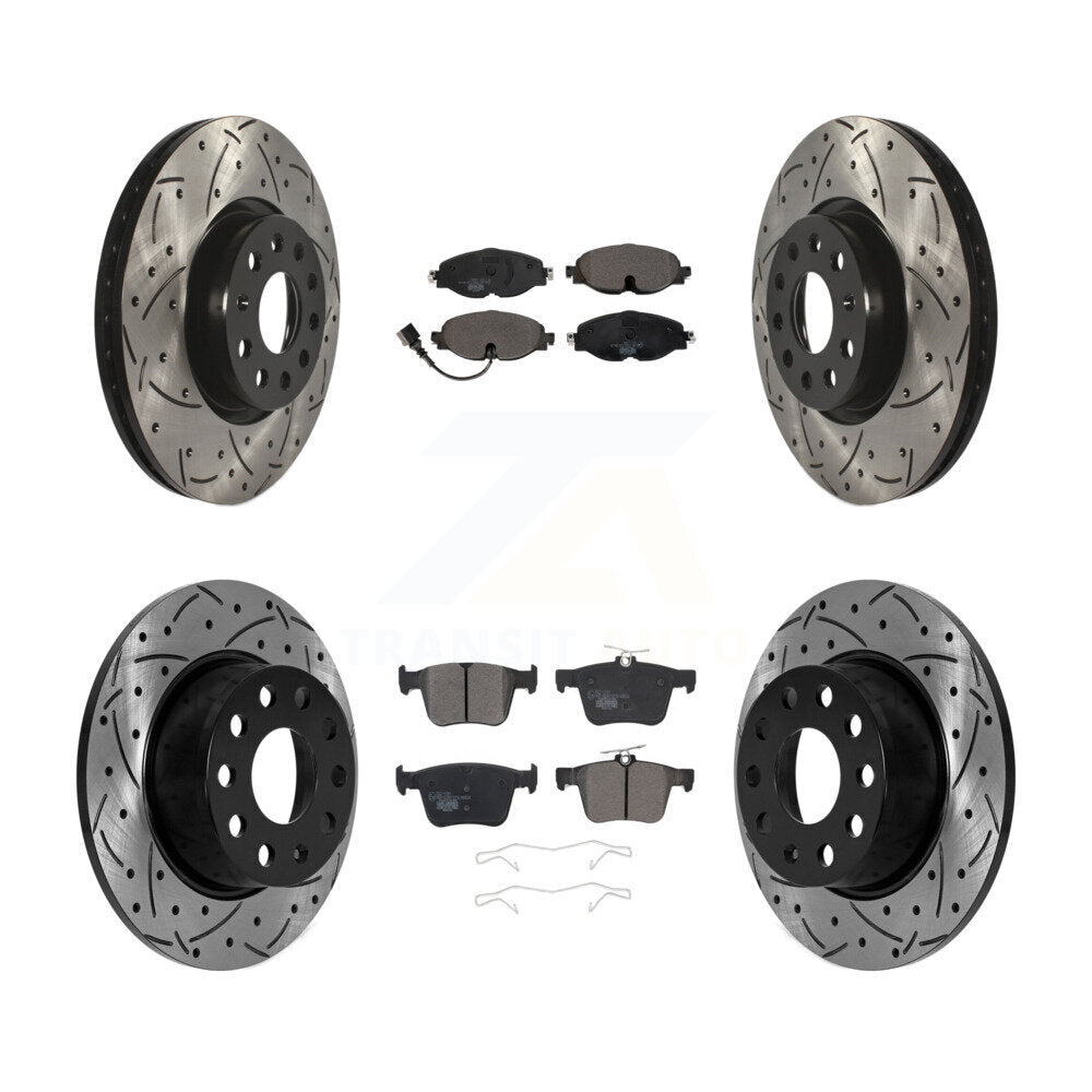 Transit Auto KDT-101131 Disc Brake Kit for 2022-2023 Volkswagen Taos - Front and Rear