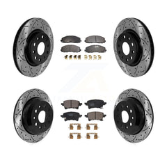 Transit Auto KDT-101132 Disc Brake Kit for 2021 Jeep Wrangler - Front and Rear