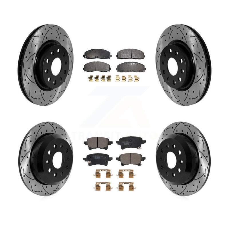 Transit Auto KDT-101132 Disc Brake Kit for 2021 Jeep Wrangler - Front and Rear