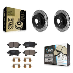 Transit Auto KDT-101135 Disc Brake Kit for 2021 Jeep Wrangler - Rear