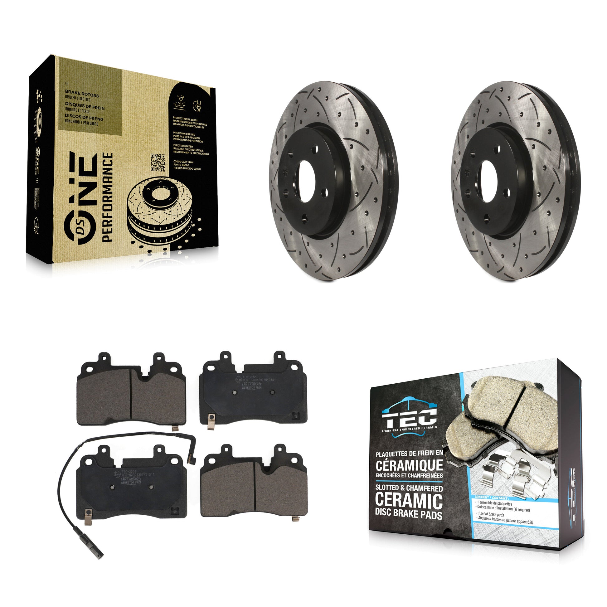 Transit Auto KDT-101139 Disc Brake Kit for 2020-2022 Chevrolet Corvette - Front