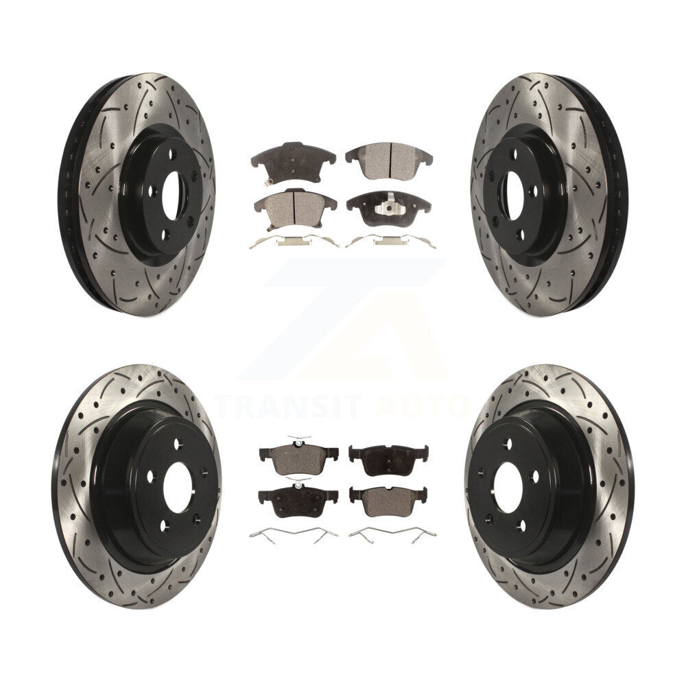 Transit Auto KDT-101154 Disc Brake Kit for 2019-2020 Ford Police Responder Hybrid - Front and Rear