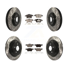 Transit Auto KDT-101154 Disc Brake Kit for 2019-2020 Ford Police Responder Hybrid - Front and Rear