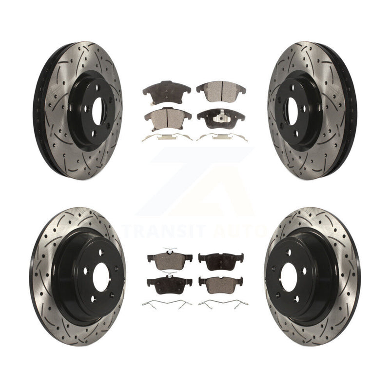 Transit Auto KDT-101154 Disc Brake Kit for 2019-2020 Ford Police Responder Hybrid - Front and Rear