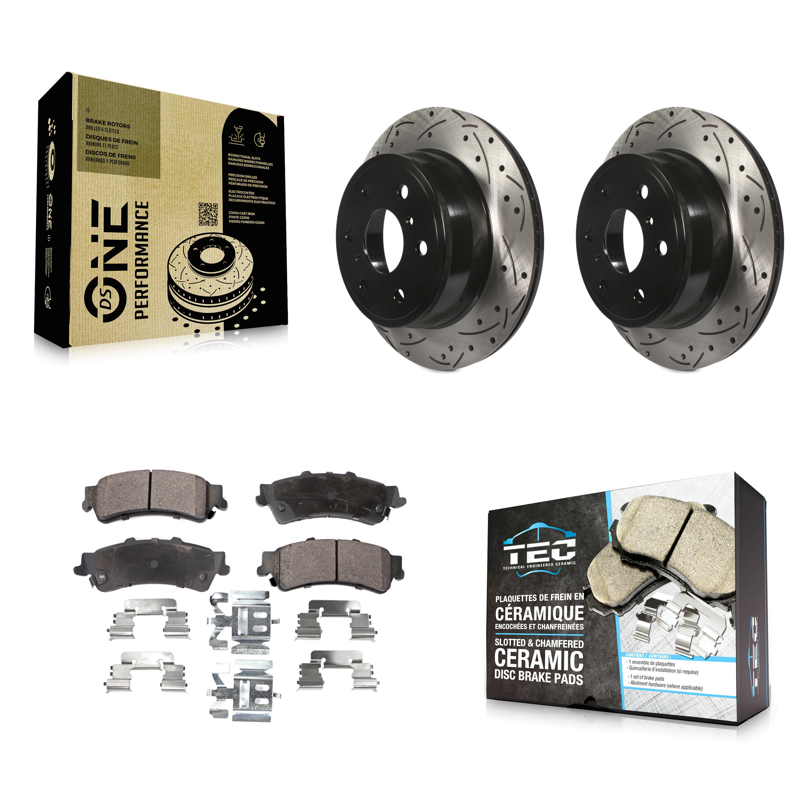 Transit Auto KDT-101158 Disc Brake Kit for 2007 GMC Sierra 1500 Classic - Rear