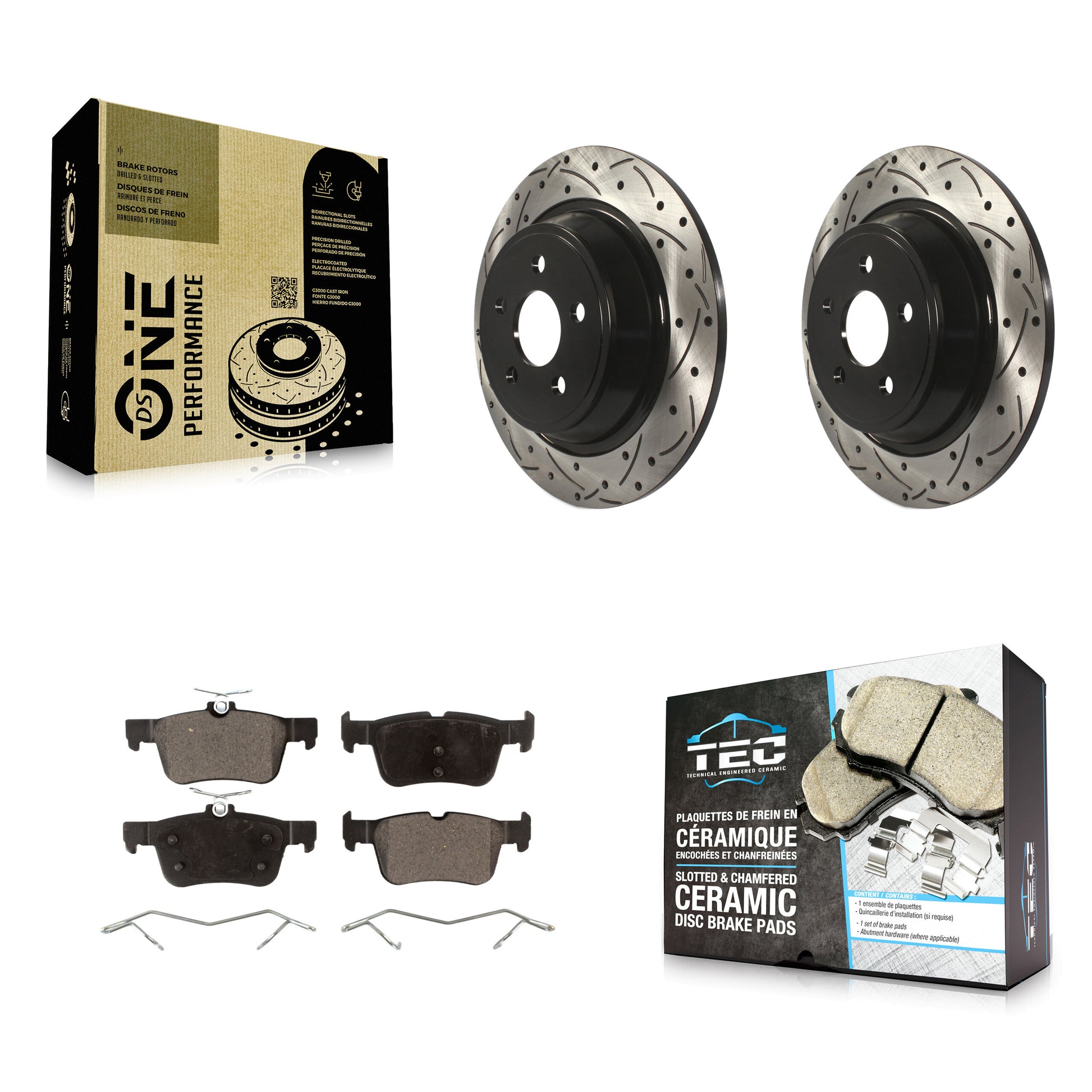 Transit Auto KDT-101162 Disc Brake Kit for 2019-2020 Ford Police Responder Hybrid - Rear