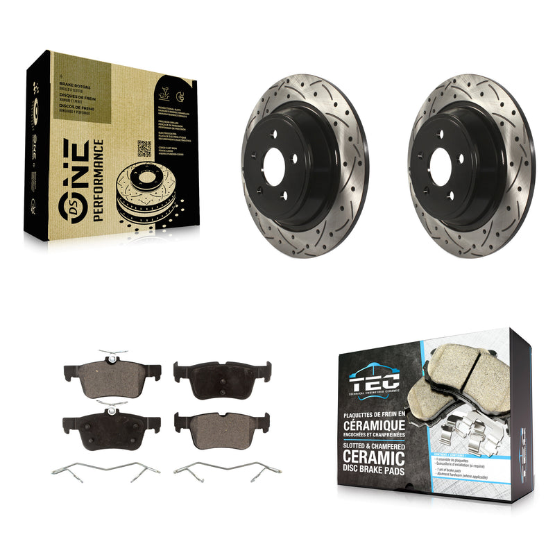 Transit Auto KDT-101162 Disc Brake Kit for 2019-2020 Ford Police Responder Hybrid - Rear