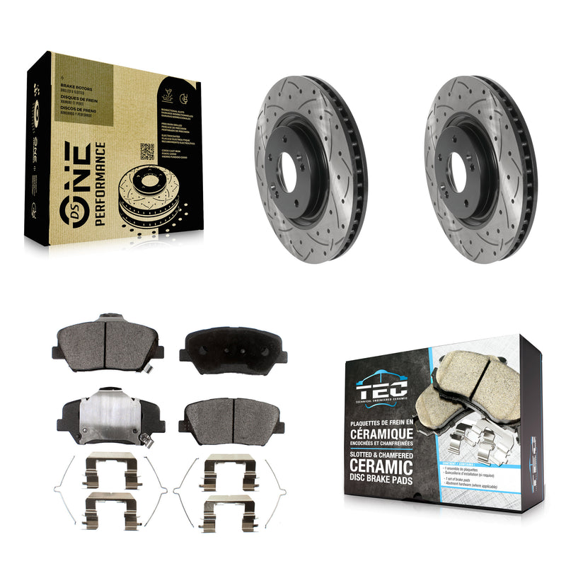Transit Auto KDT-101167 Disc Brake Kit for 2019-2022 Hyundai Nexo - Front