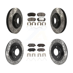 Transit Auto KDT-101169 Disc Brake Kit for 2016 Hyundai Sonata - Front and Rear
