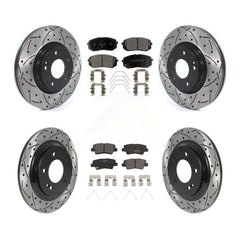 Transit Auto KDT-101171 Disc Brake Kit for 2018-2022 Kia Forte5, Hyundai Elantra GT - Front and Rear