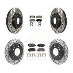 Transit Auto KDT-101178 Disc Brake Kit for 2019-2021 Hyundai Veloster - Front and Rear