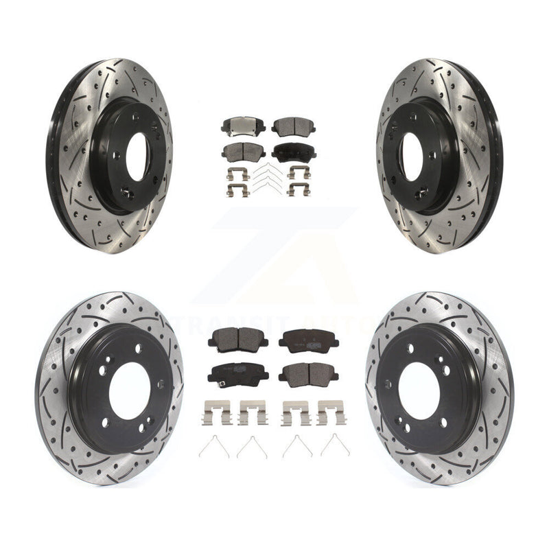 Transit Auto KDT-101178 Disc Brake Kit for 2019-2021 Hyundai Veloster - Front and Rear