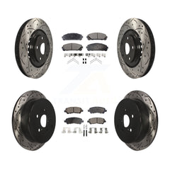 Transit Auto KDT-101183 Disc Brake Kit for 2014 Toyota Highlander - Front and Rear