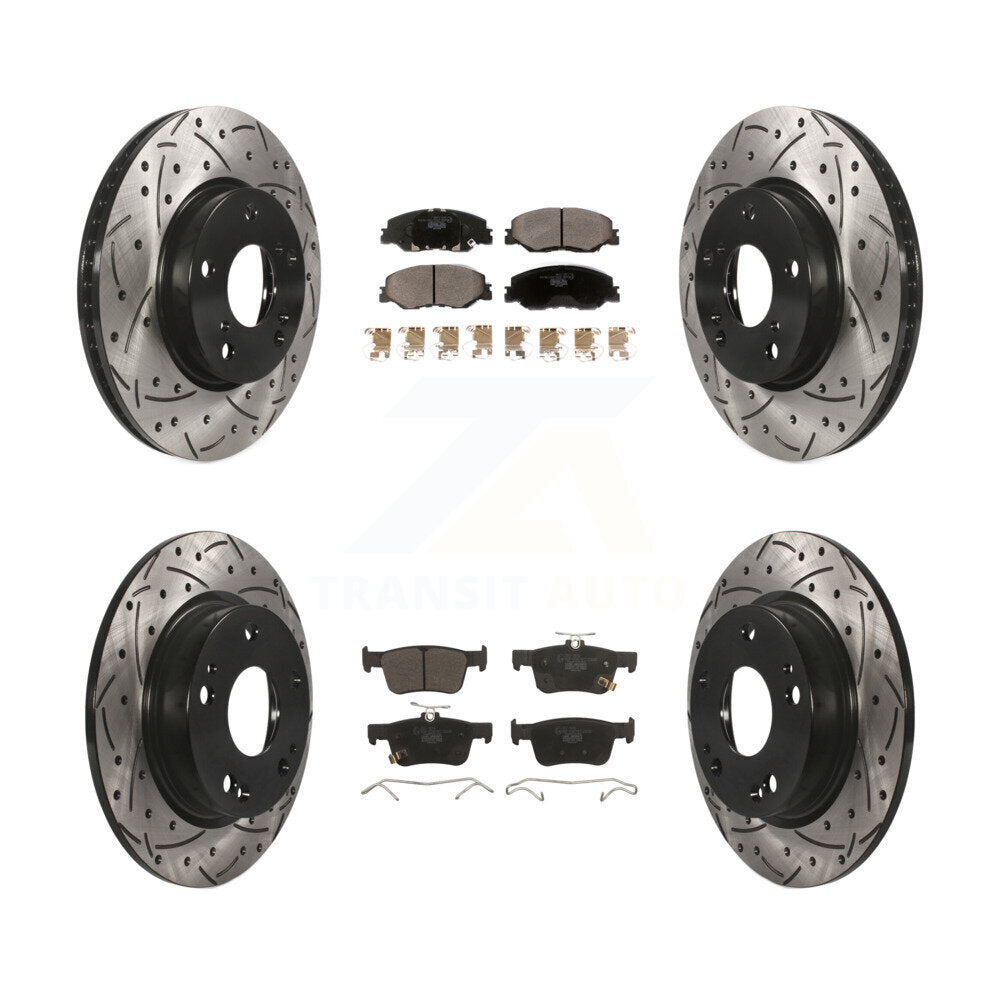 Transit Auto KDT-101184 Disc Brake Kit for 2022-2024 Honda Civic - Front and Rear