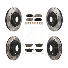 Transit Auto KDT-101184 Disc Brake Kit for 2022-2024 Honda Civic - Front and Rear