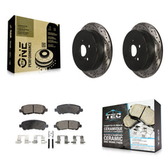 Transit Auto KDT-101188 Disc Brake Kit for 2014 Toyota Highlander - Rear