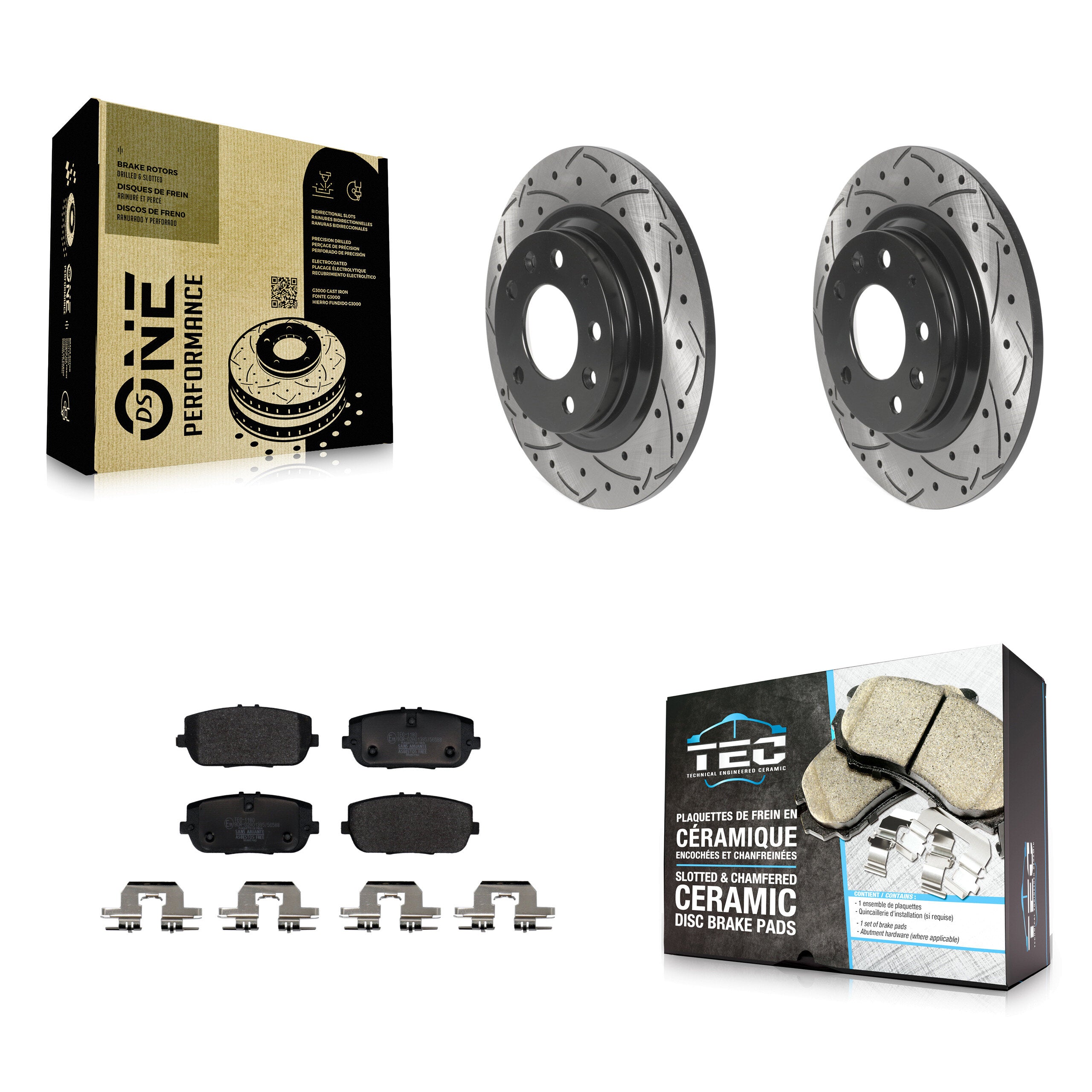 Transit Auto KDT-101204 Disc Brake Kit for 2006-2015 Mazda MX-5 Miata - Rear