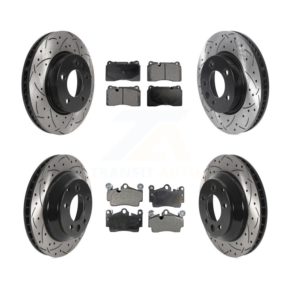 Transit Auto KDT-101205 Disc Brake Kit for 2008-2010 Volkswagen Touareg - Front and Rear
