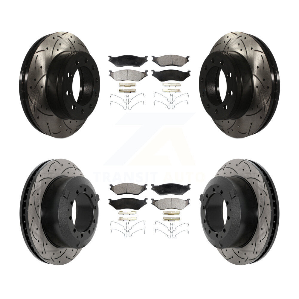 Transit Auto KDT-101211 Disc Brake Kit for 2005-2016 Ford F-450 Super Duty, International CF500 and More - Front and Rear