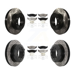 Transit Auto KDT-101211 Disc Brake Kit for 2005-2016 Ford F-450 Super Duty, International CF500 and More - Front and Rear
