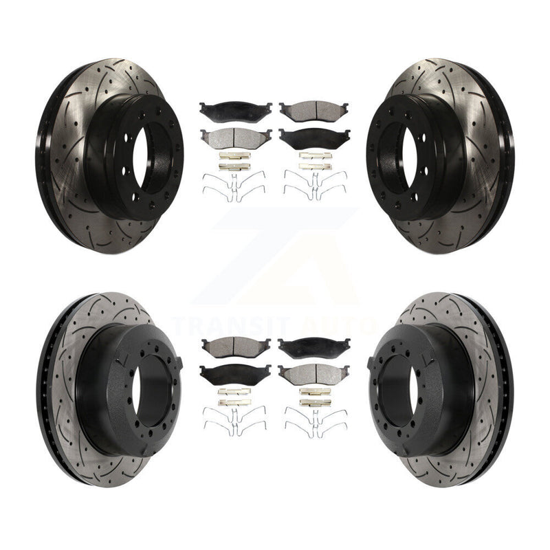 Transit Auto KDT-101211 Disc Brake Kit for 2005-2016 Ford F-450 Super Duty, International CF500 and More - Front and Rear