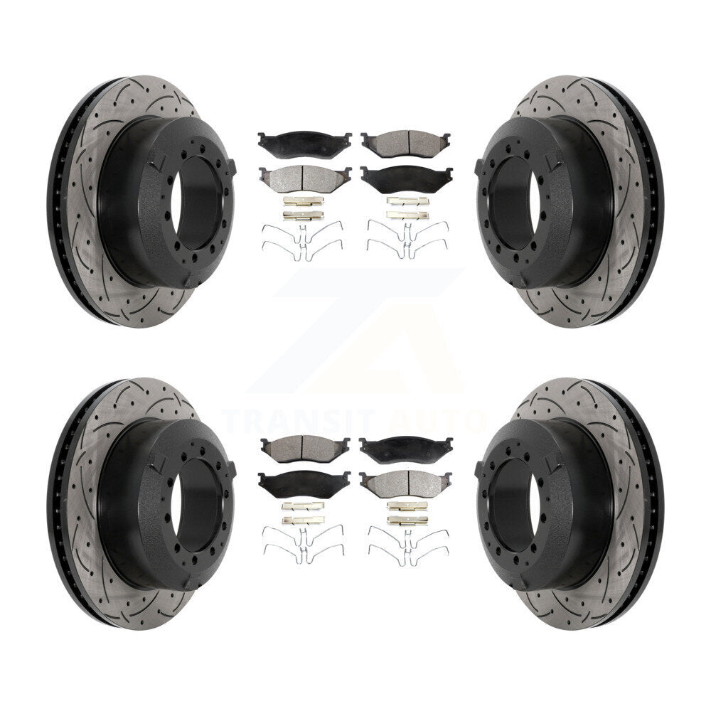 Transit Auto KDT-101212 Disc Brake Kit for 2010-2018 IC Corporation AE School Bus, IC Corporation AC Commercial Bus, International TerraStar - Front and Rear
