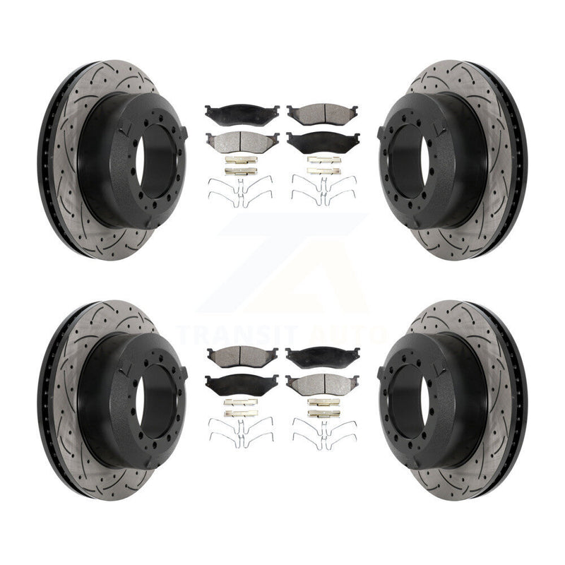 Transit Auto KDT-101212 Disc Brake Kit for 2010-2018 IC Corporation AE School Bus, IC Corporation AC Commercial Bus, International TerraStar - Front and Rear