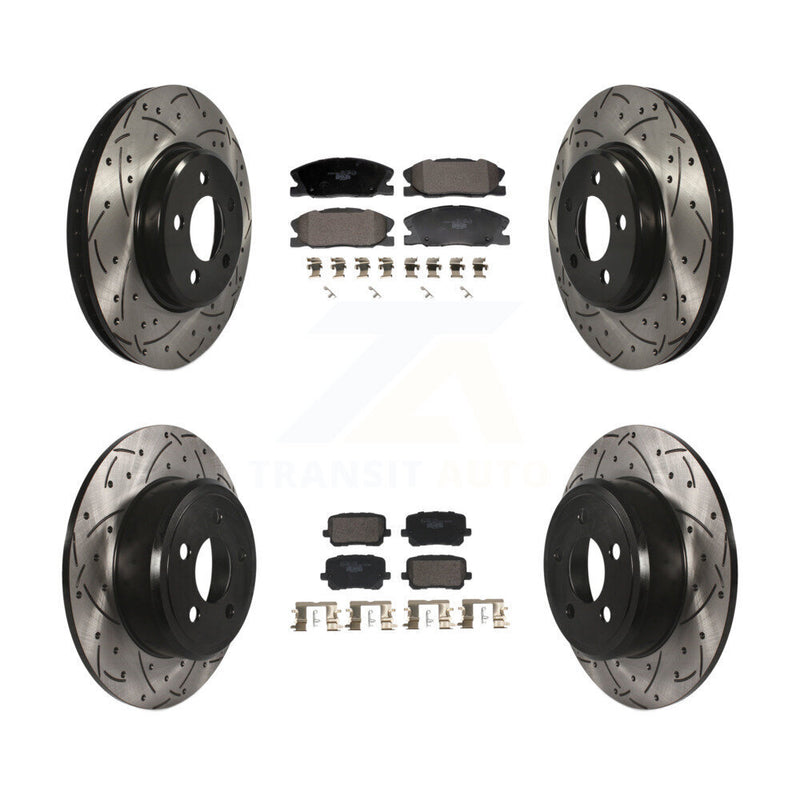 Transit Auto KDT-101214 Disc Brake Kit for 2014 Dodge Charger - Front and Rear