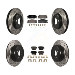 Transit Auto KDT-101215 Disc Brake Kit for 2014 Dodge Charger - Front and Rear