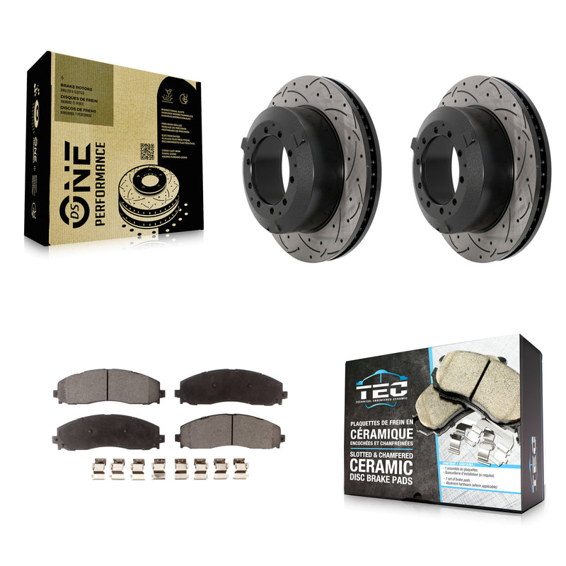 Transit Auto KDT-101217 Disc Brake Kit for 2015-2016 Ford F-350 Super Duty - Rear