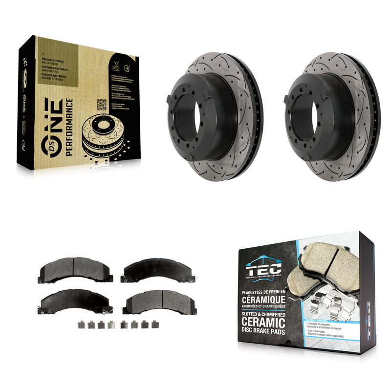 Transit Auto KDT-101218 Disc Brake Kit for 2008-2023 Ram 4500, Ram 5500 and More - Rear