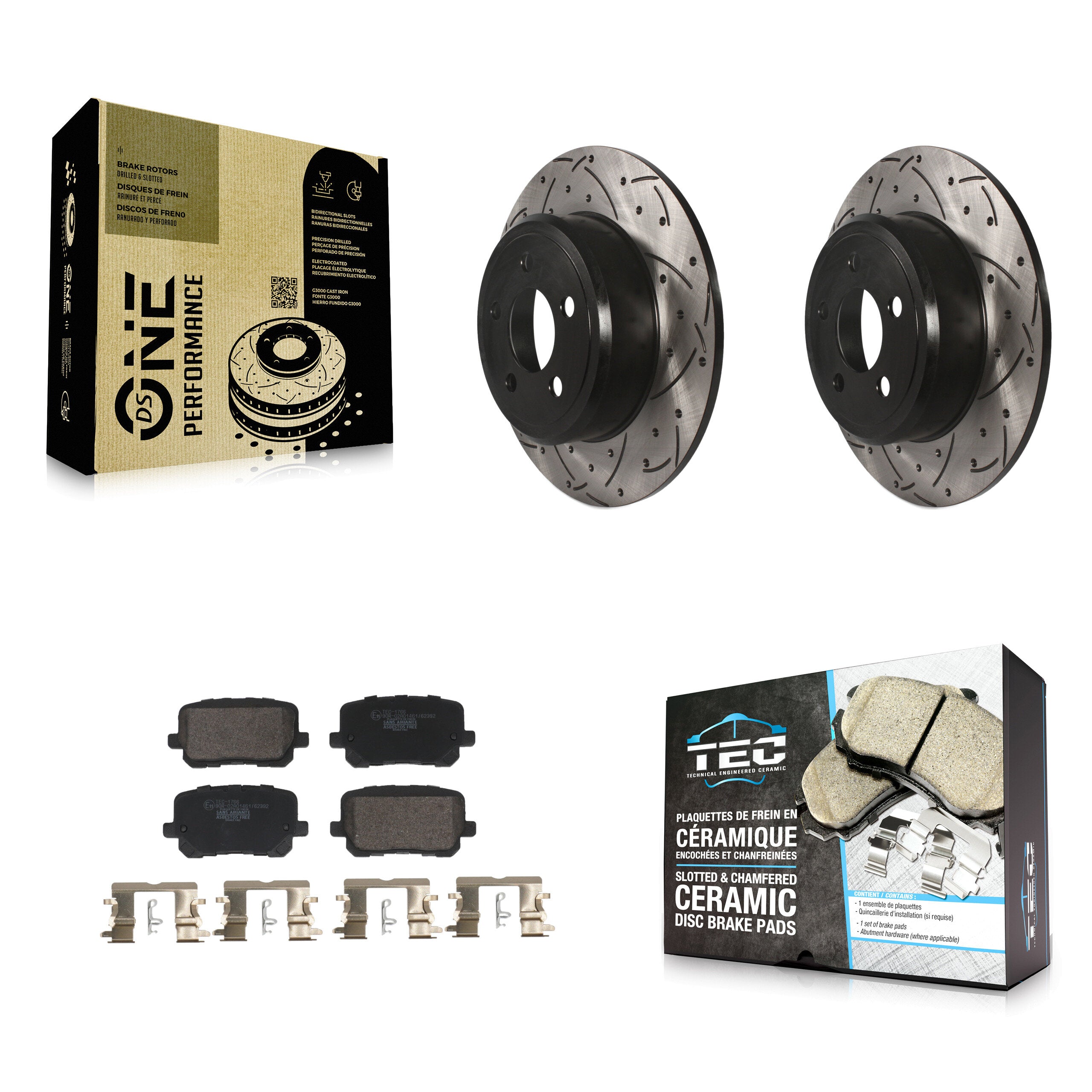 Transit Auto KDT-101220 Disc Brake Kit for 2014-2023 Dodge Charger - Rear