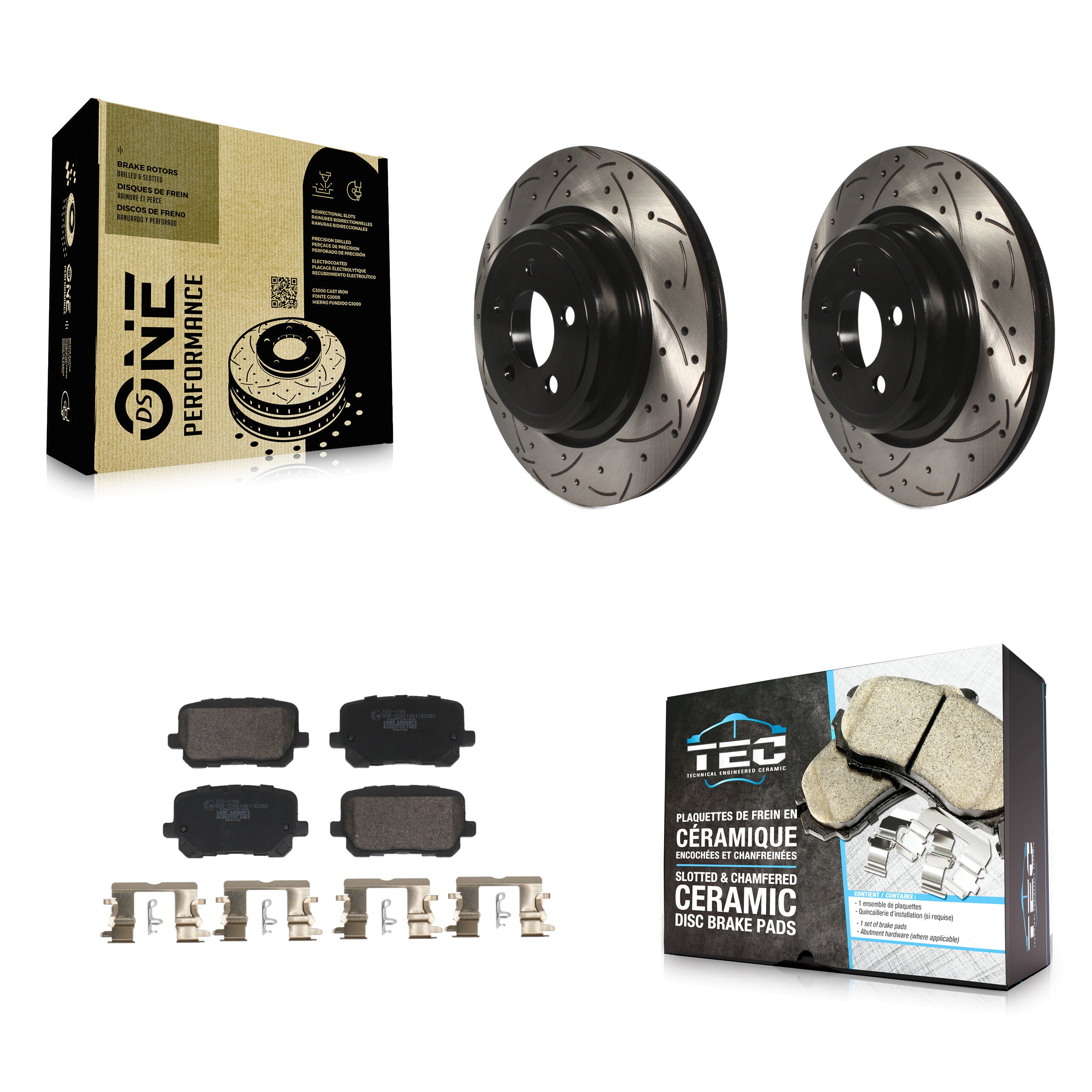Transit Auto KDT-101221 Disc Brake Kit for 2020-2023 Dodge Charger - Rear