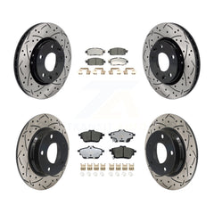 Transit Auto KDT-101224 Disc Brake Kit for 2020-2023 Nissan Sentra - Front and Rear