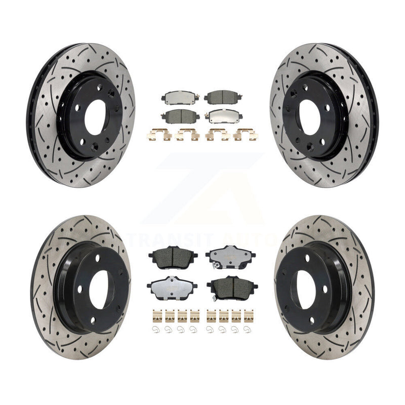 Transit Auto KDT-101224 Disc Brake Kit for 2020-2023 Nissan Sentra - Front and Rear