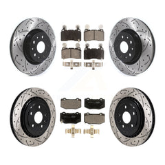 Transit Auto KDT-101225 Disc Brake Kit for 2016 Chevrolet Camaro - Front and Rear