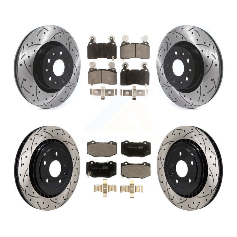 Transit Auto KDT-101225 Disc Brake Kit for 2016 Chevrolet Camaro - Front and Rear