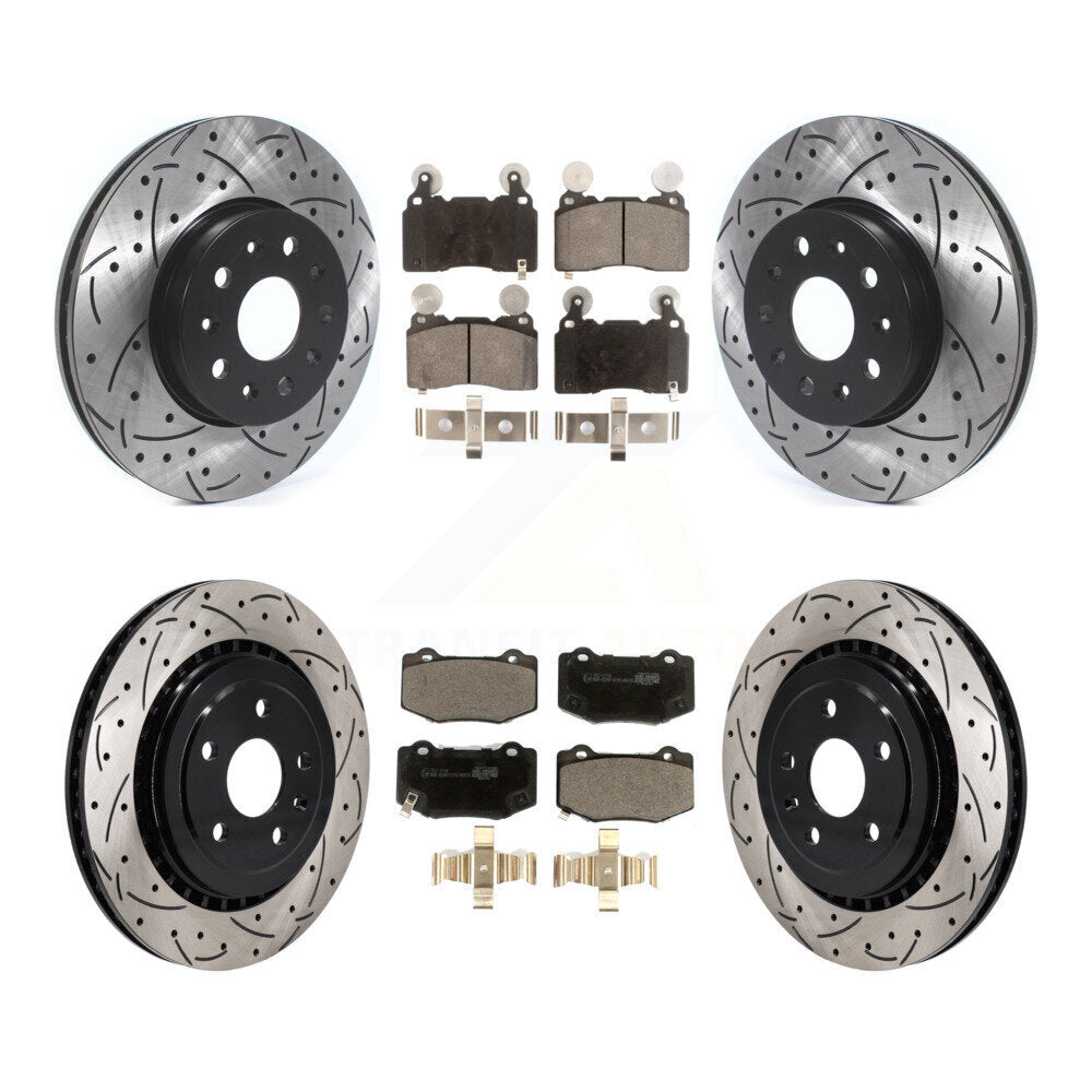 Transit Auto KDT-101226 Disc Brake Kit for 2016 Chevrolet Camaro - Front and Rear