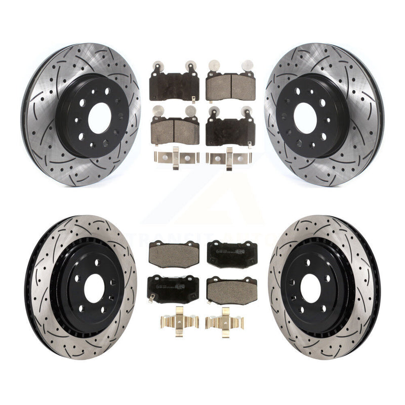Transit Auto KDT-101226 Disc Brake Kit for 2016 Chevrolet Camaro - Front and Rear