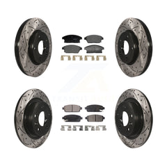 Transit Auto KDT-101227 Disc Brake Kit for 2011-2017 Chevrolet Cruze, Buick Verano and More - Front and Rear