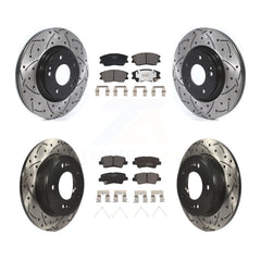 Transit Auto KDT-101231 Disc Brake Kit for 2017-2019 Kia Soul - Front and Rear