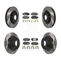 Transit Auto KDT-101233 Disc Brake Kit for 2013-2016 Hyundai Santa Fe, Hyundai Santa Fe XL - Front and Rear