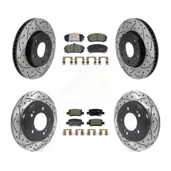 Transit Auto KDT-101237 Disc Brake Kit for 2021-2023 Hyundai Elantra - Front and Rear