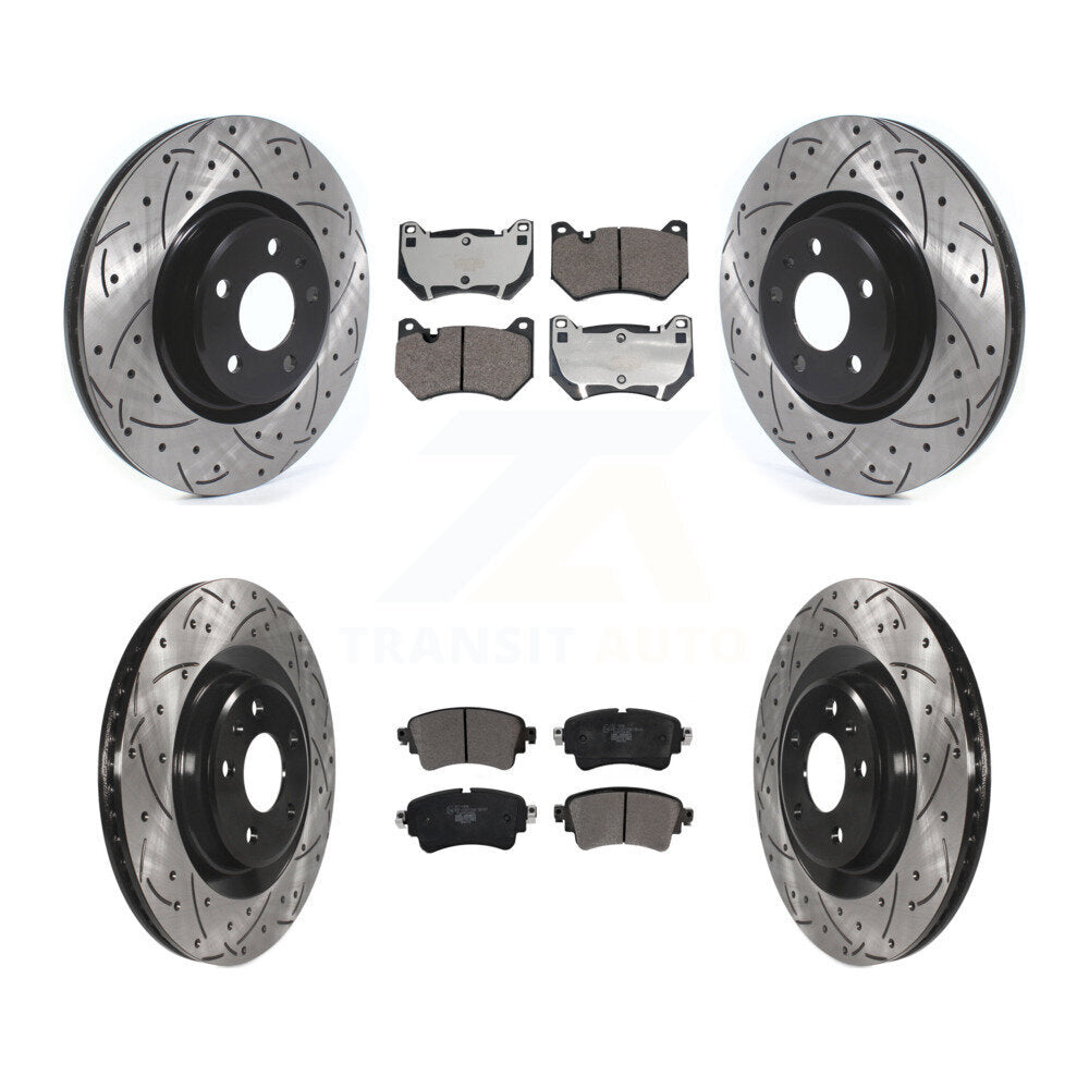 Transit Auto KDT-101239 Disc Brake Kit for 2018 Audi Q5 - Front and Rear