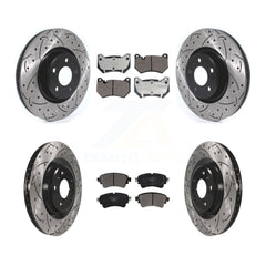 Transit Auto KDT-101239 Disc Brake Kit for 2018 Audi Q5 - Front and Rear